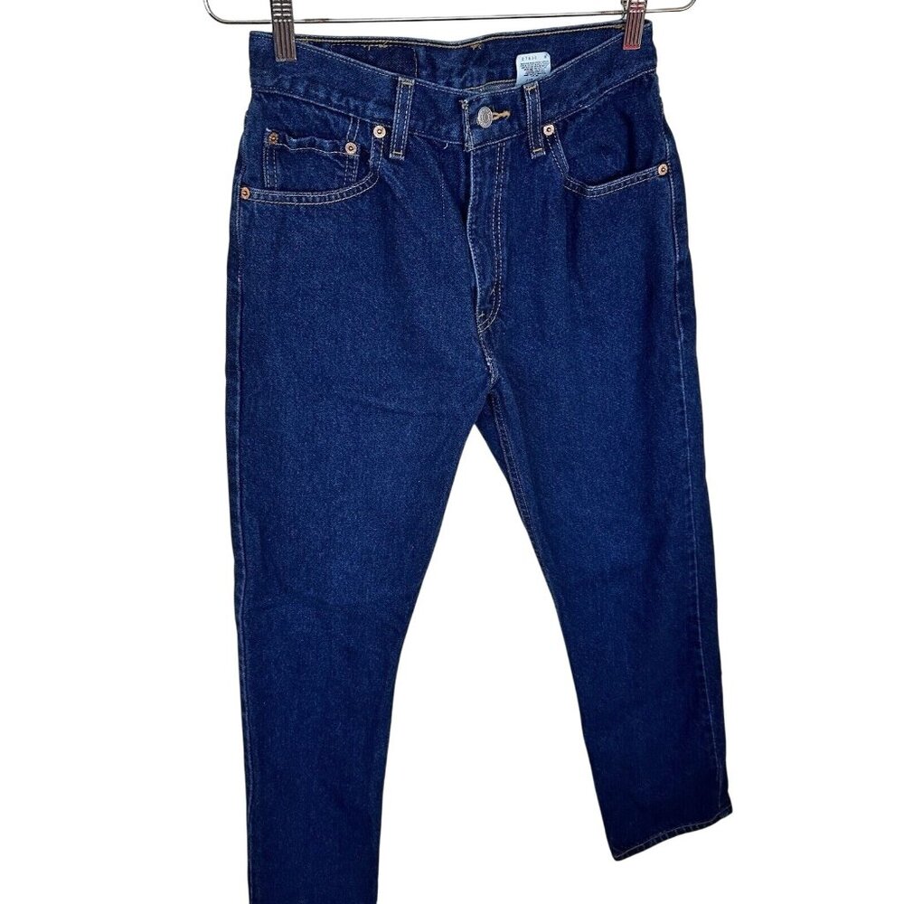 Vtg Levi's Mens 550 Relaxed Fit Straight Leg Jeans  30 32 Blue  Dark Wash